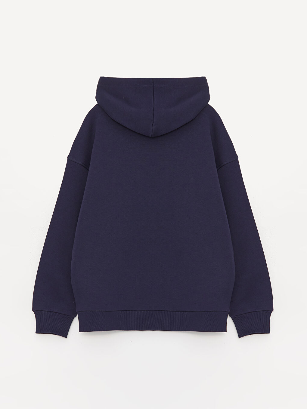 LCW Vision Lacivert Baskılı Oversize Kadın Kalın Hoodie - 6