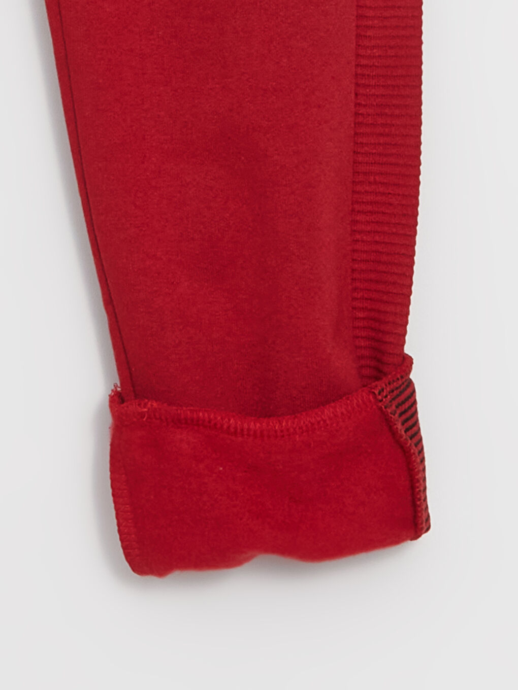 Bordo Beli Lastikli Erkek Çocuk Jogger Eşofman Altı-1