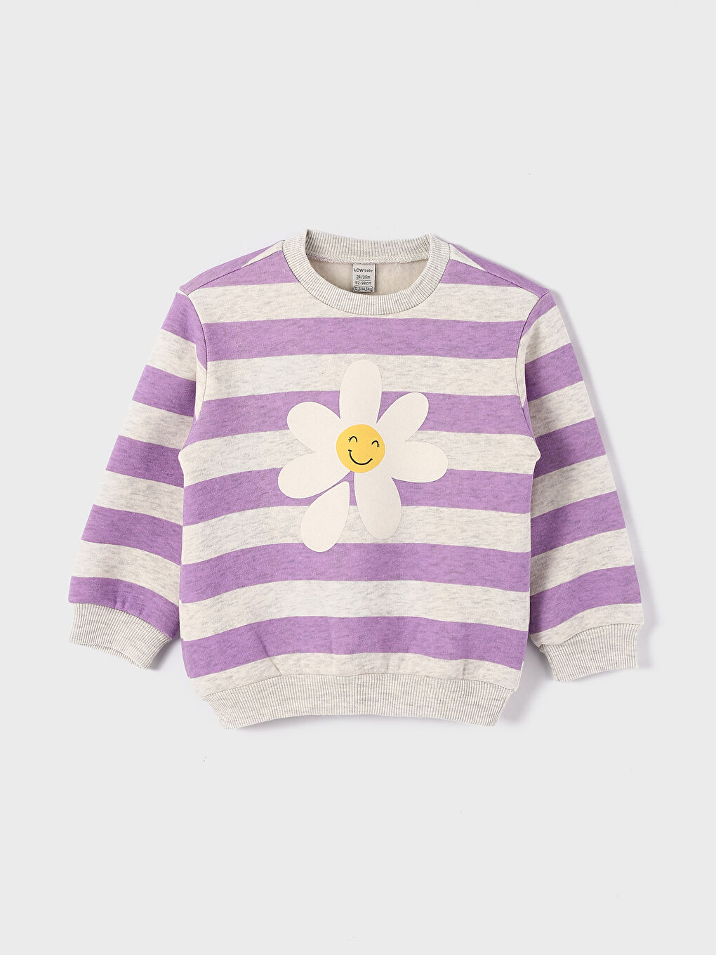 Crew Neck Long Sleeve Baby Girls' Sweatshirt and Tracksuit Bottom 2 Pack Set-1