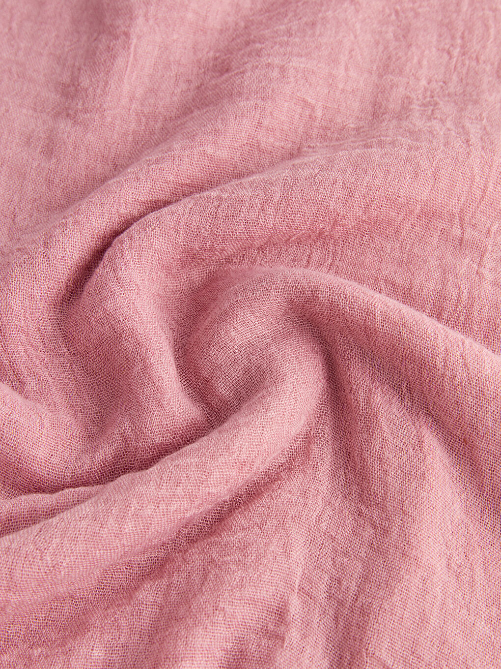 Pembe Püskül Detaylı Kadın Bürümcüklü Şal-3