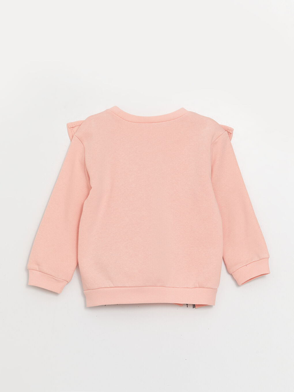 Crew Neck Printed Baby Girls' Sweatshirt 2 Pack-3