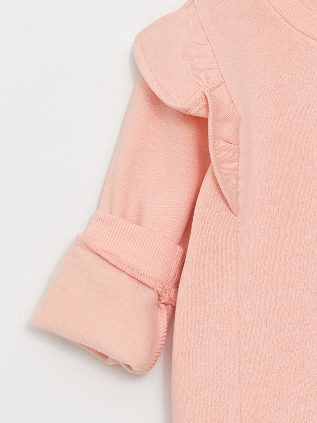 Crew Neck Printed Baby Girls' Sweatshirt 2 Pack-5