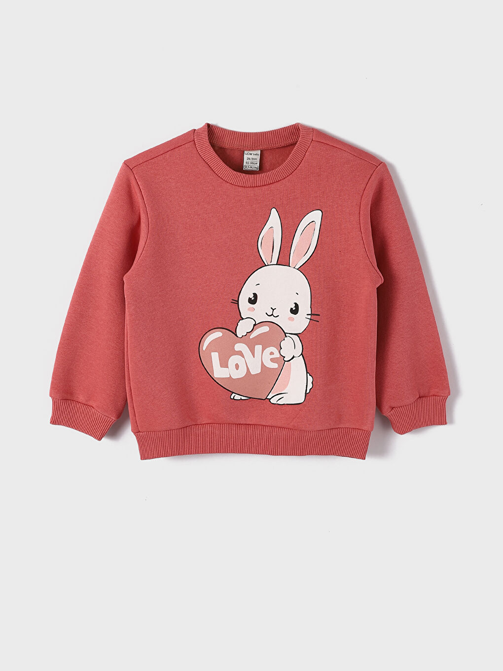 Crew Neck Long Sleeve Printed Baby Girls' Sweatshirt and Tights 2 Pack Set-1