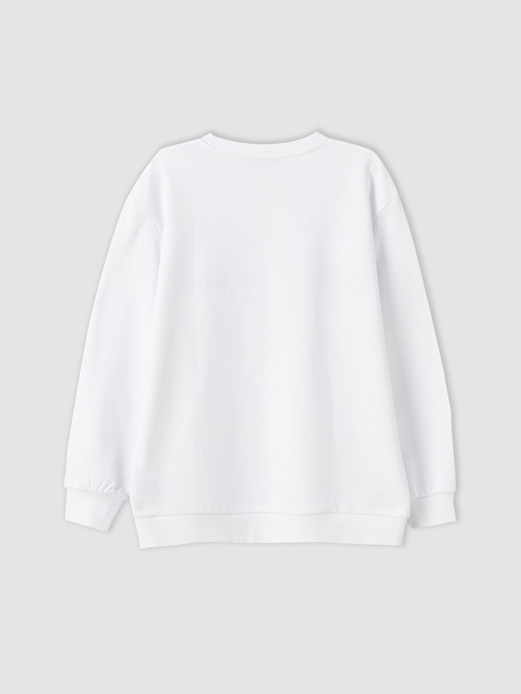 Crew Neck Embroidered Women's Thick Sweatshirt-6