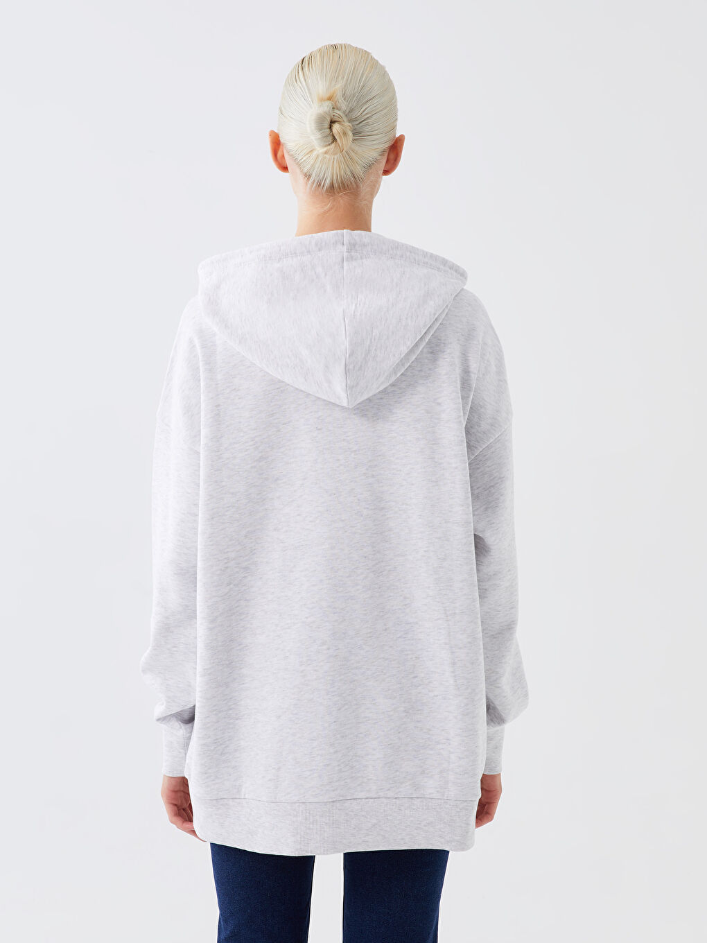 XSIDE Bedrucktes Oversize Damen Dickes Kapuzensweatshirt -W3G817Z8-VD7