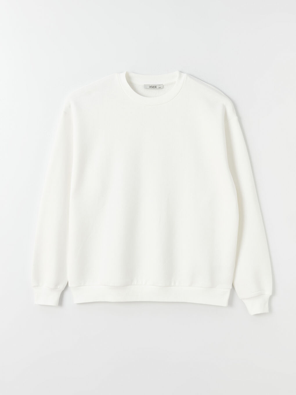 XSIDE Rundhalsausschnitt Oversize Damen Dickes Sweatshirt -W3G822Z8-KE8