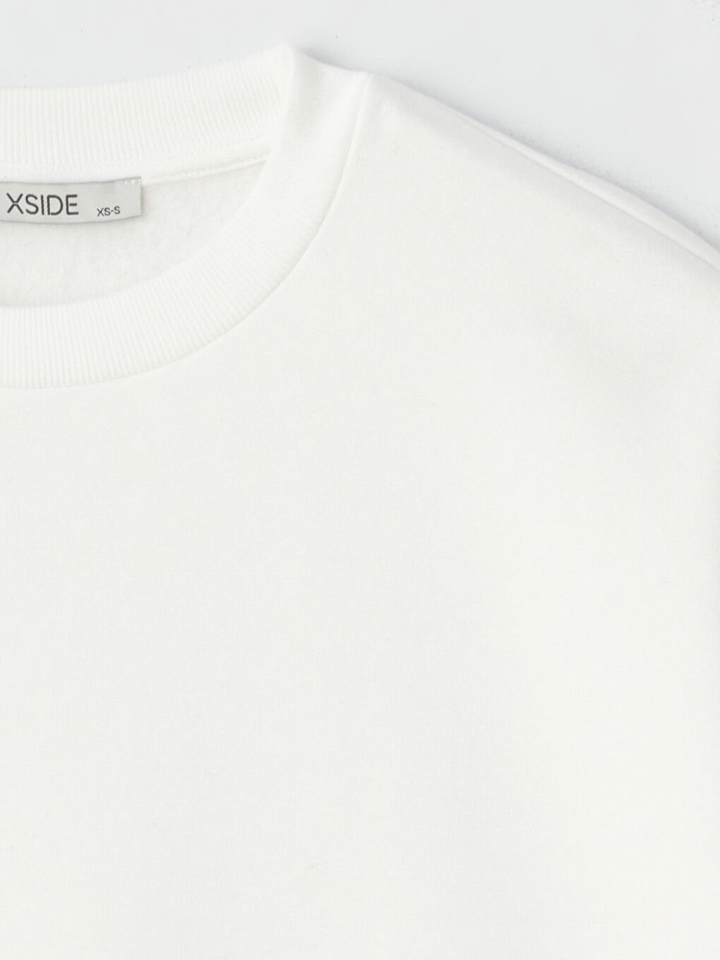 XSIDE Rundhalsausschnitt Oversize Damen Dickes Sweatshirt -W3G822Z8-KE8