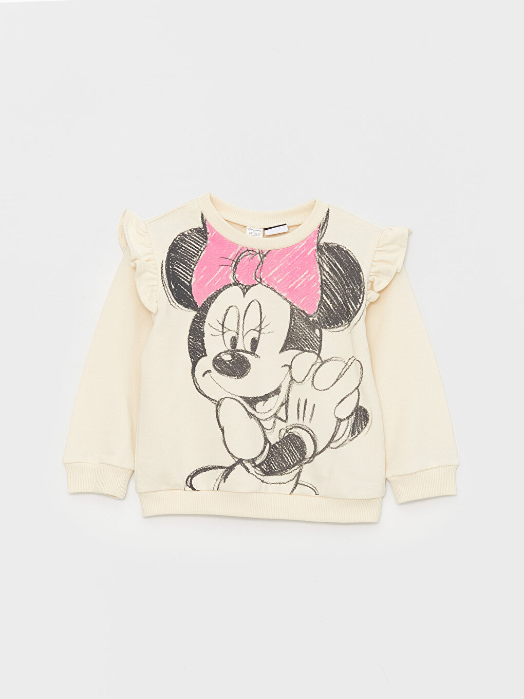 Ensemble Sweat-Shirt et Collant Bébé Fille Mickey Mouse Imprimé Col Rond 2 Pièces-1