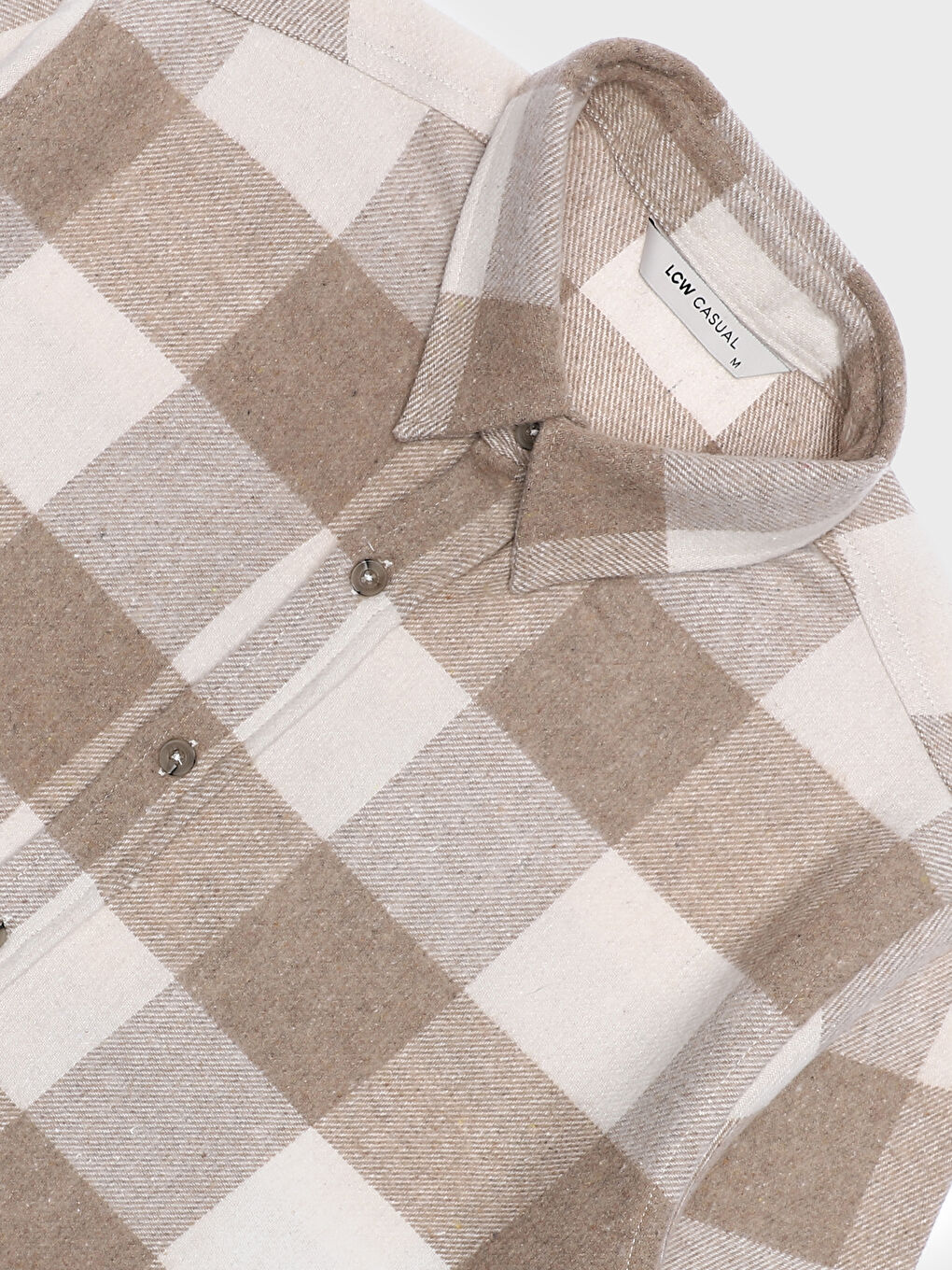 Regular Fit Long Sleeve Plaid Men's Flannel Shirt-2