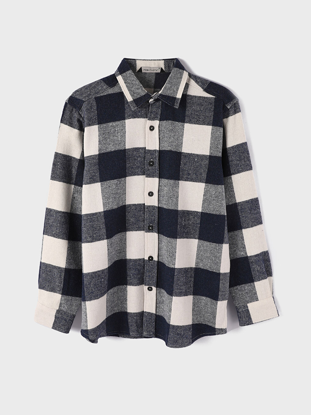 Regular Fit Long Sleeve Plaid Men's Flannel Shirt