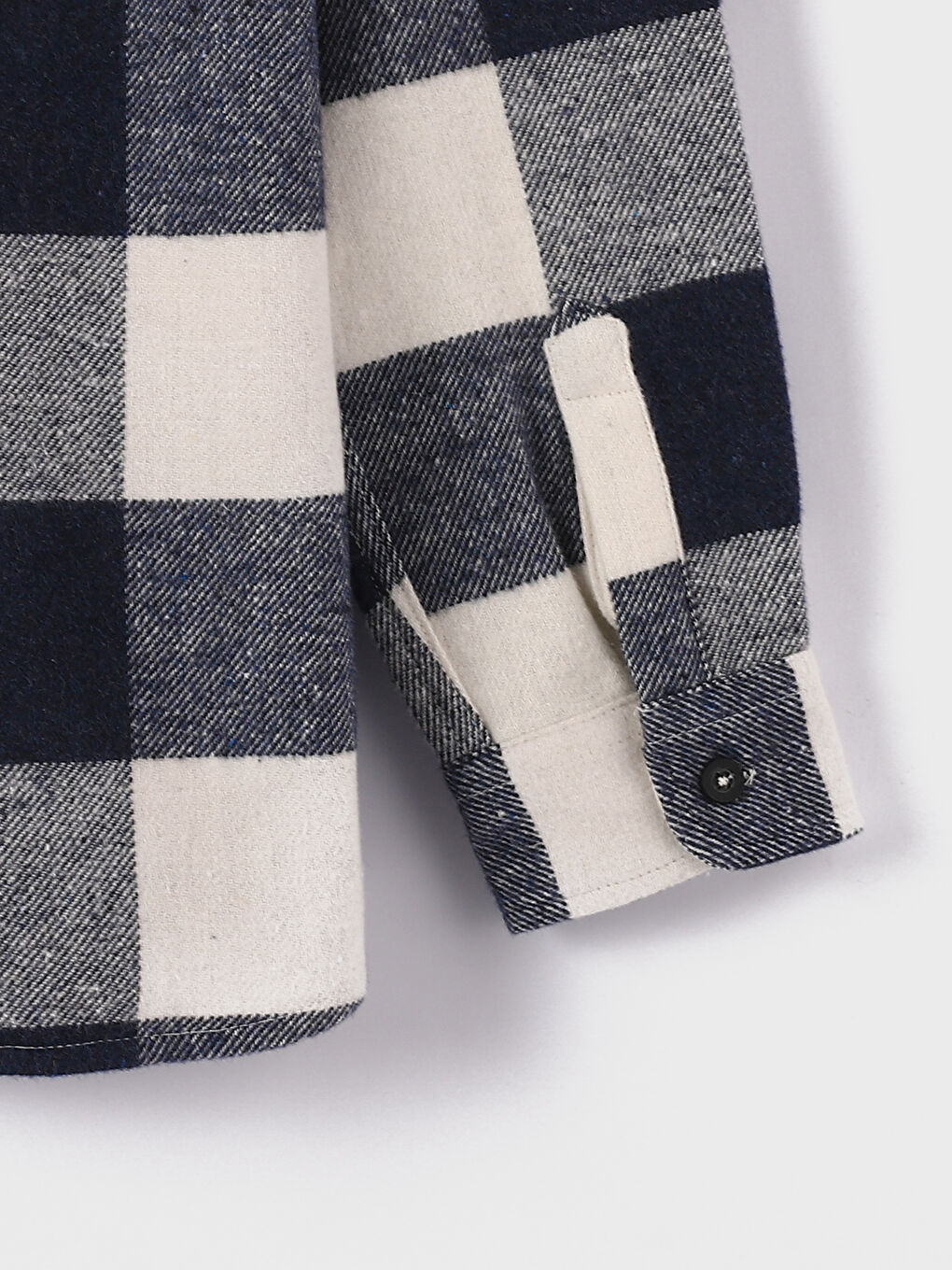 Regular Fit Long Sleeve Plaid Men's Flannel Shirt-1