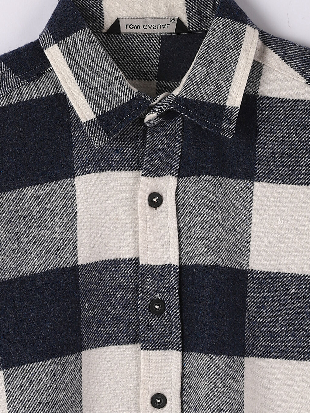 Regular Fit Long Sleeve Plaid Men's Flannel Shirt-2
