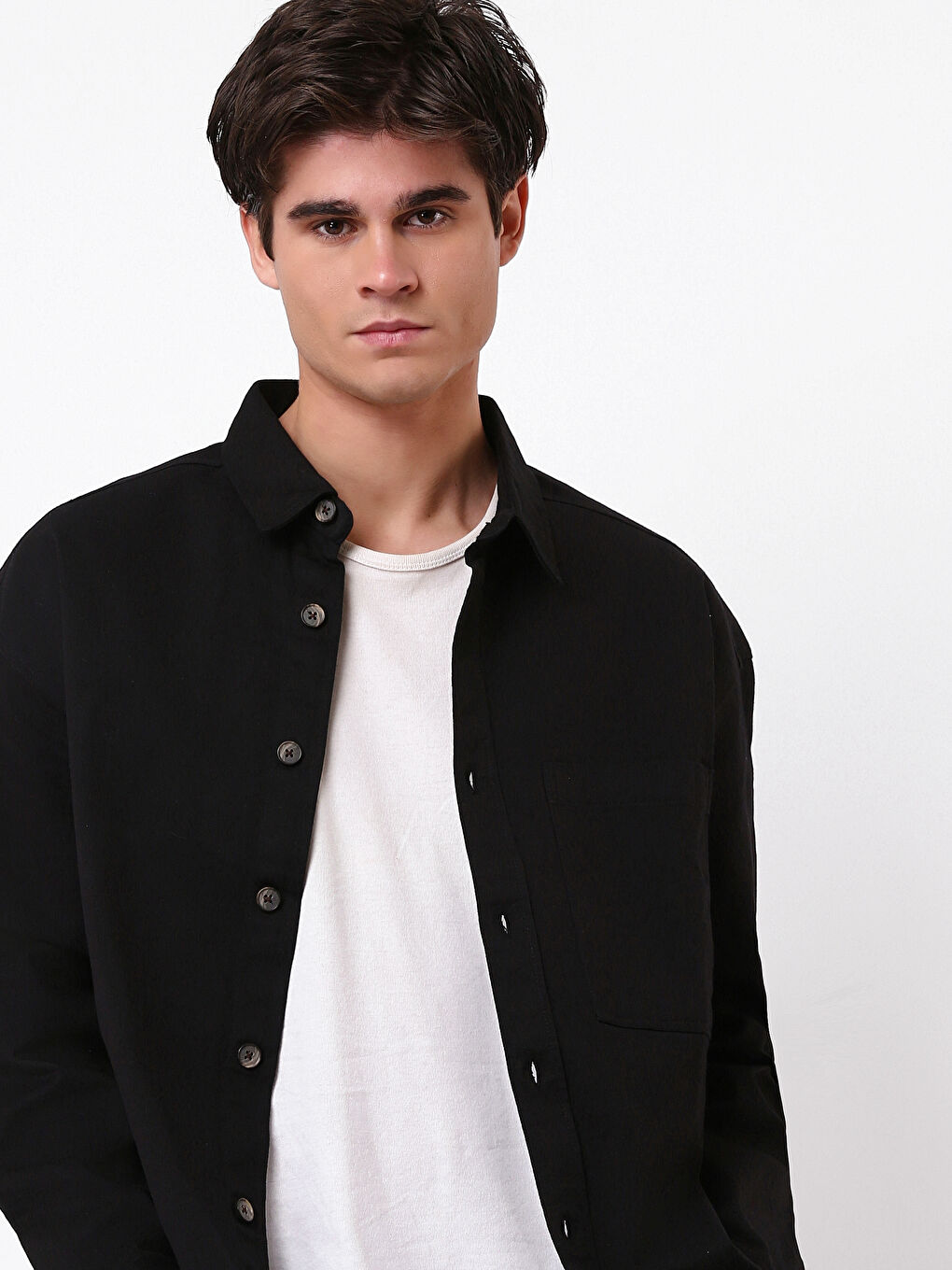 XSIDE Relaxed Fit Long Sleeve Men's Shirt -W3G867Z8-RQL