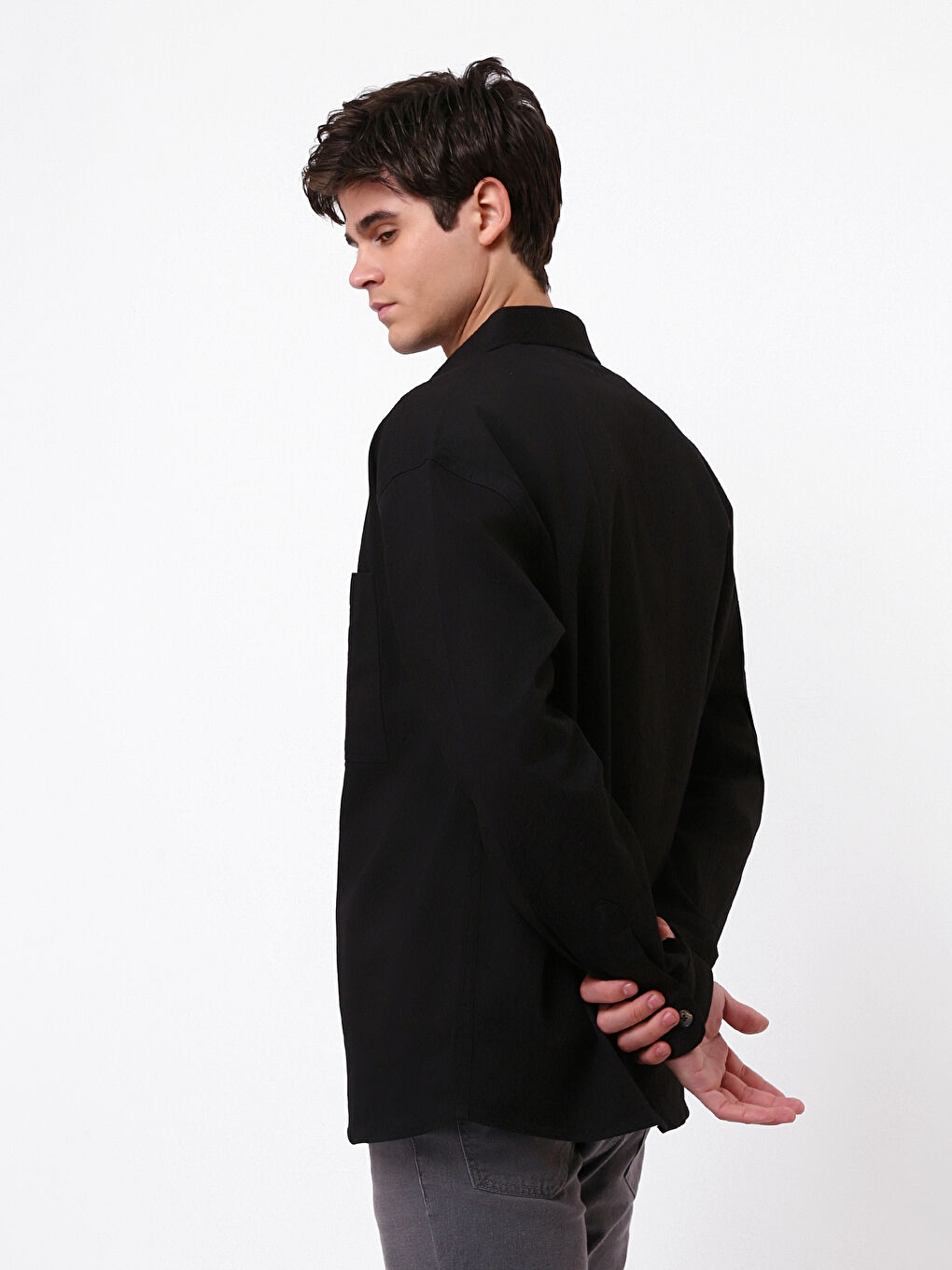 XSIDE Relaxed Fit Long Sleeve Men's Shirt -W3G867Z8-RQL