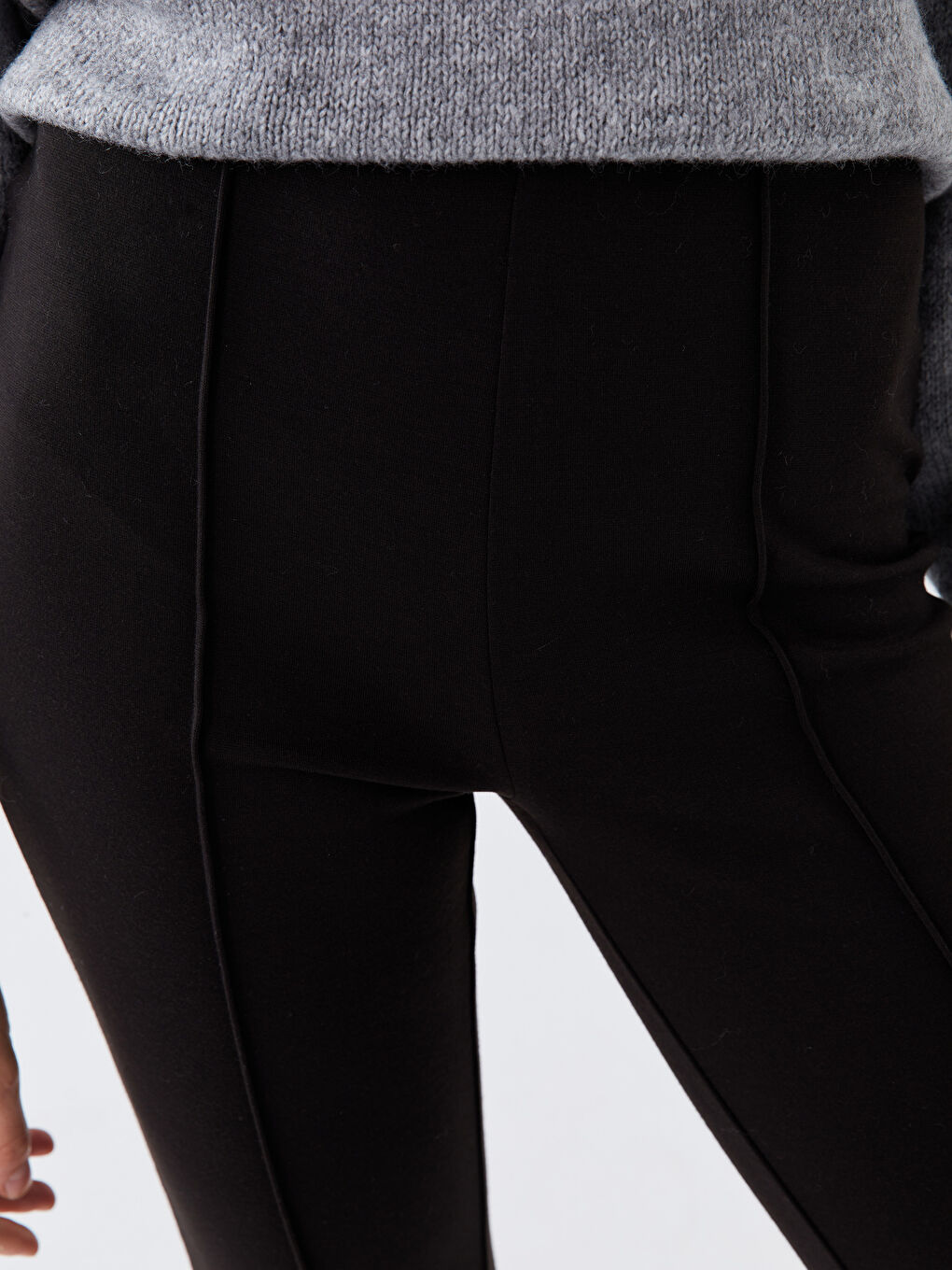 Ženske Uske Jednostavne Pantalone-4