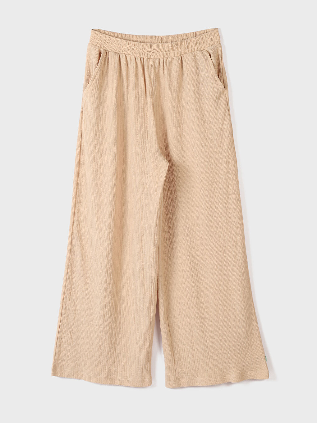 بنطلون رياضي سادة بخصر مرن للسيدات