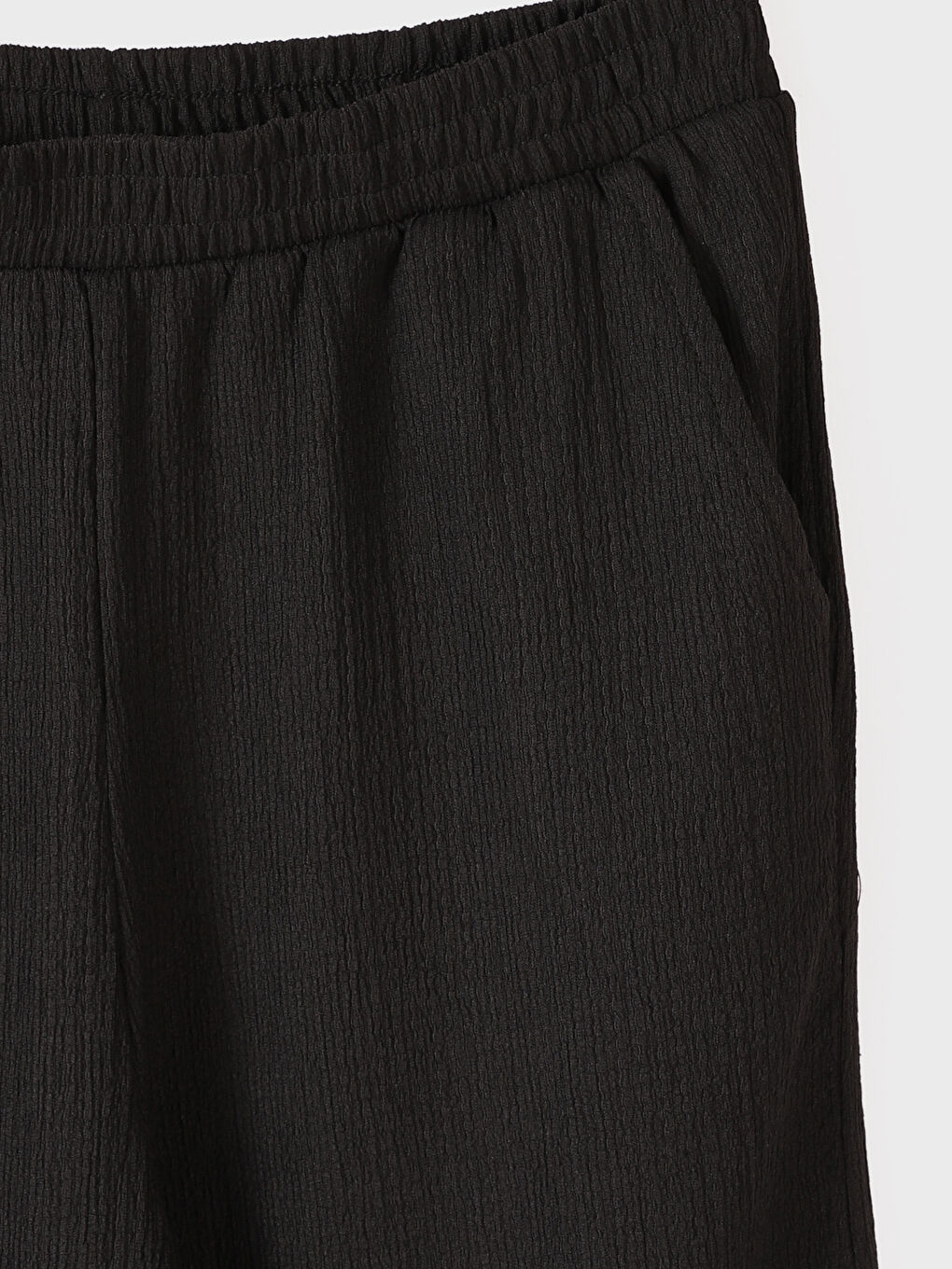 Women's Elasticated Waist Plain Sweatpants-2