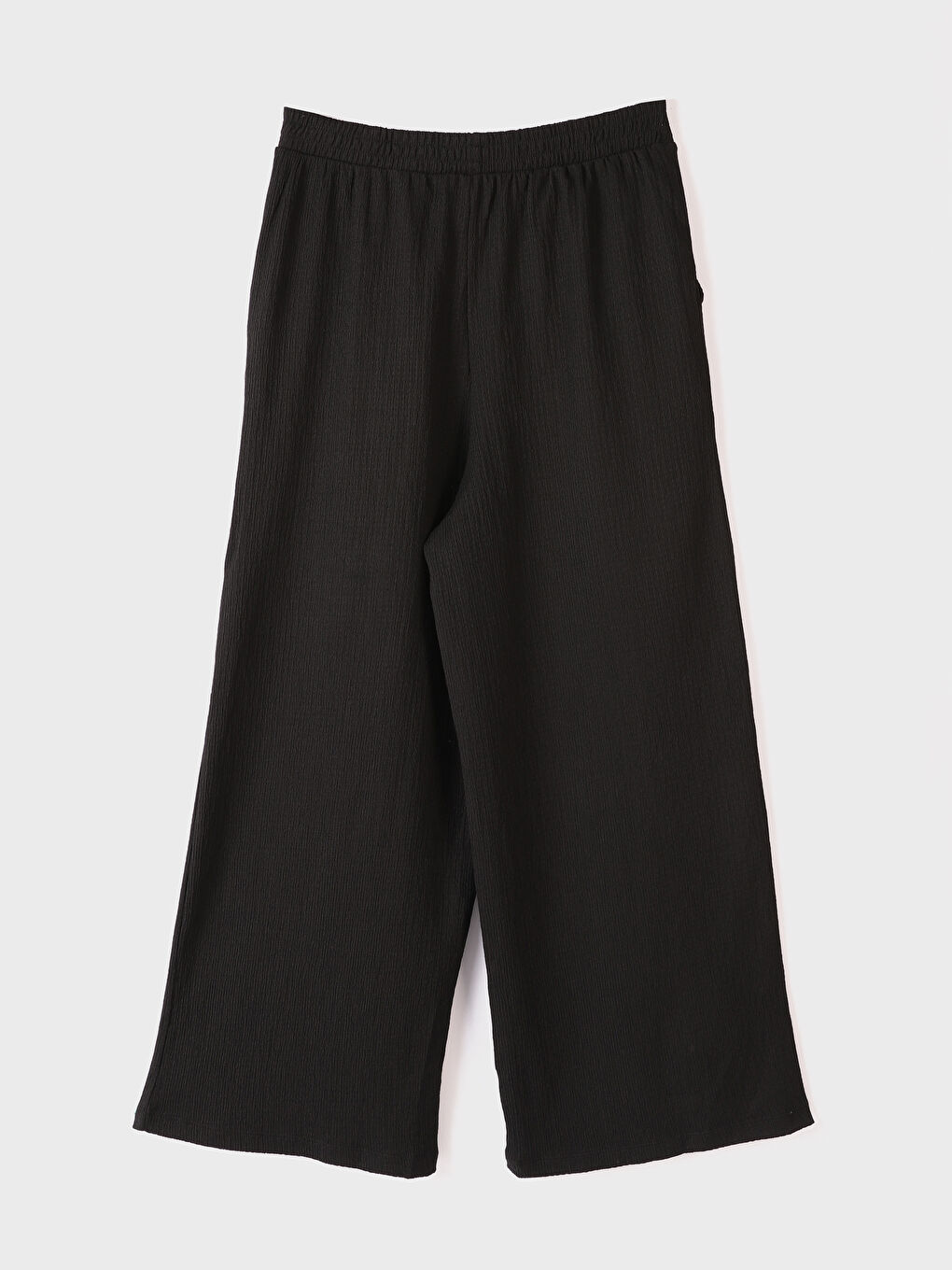 Women's Elasticated Waist Plain Sweatpants-3