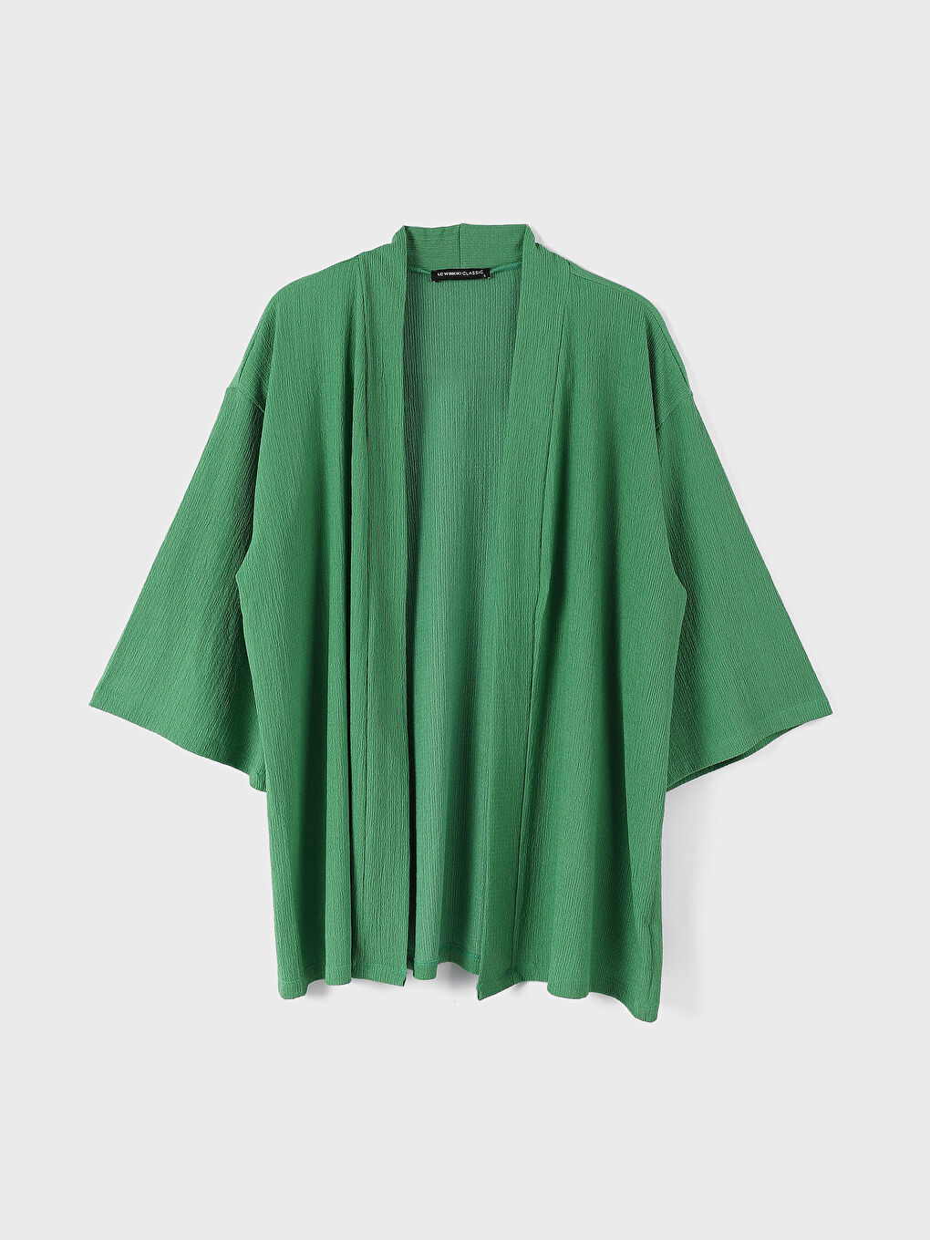 Shawl Collar Plain Oversize Women's Cardigan