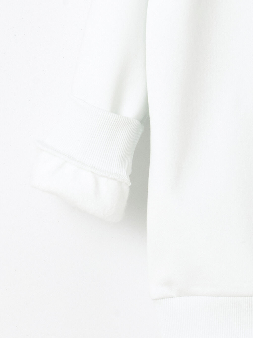 سويت شيرت تخين مطبوع بياقة دائرية للسيدات-7