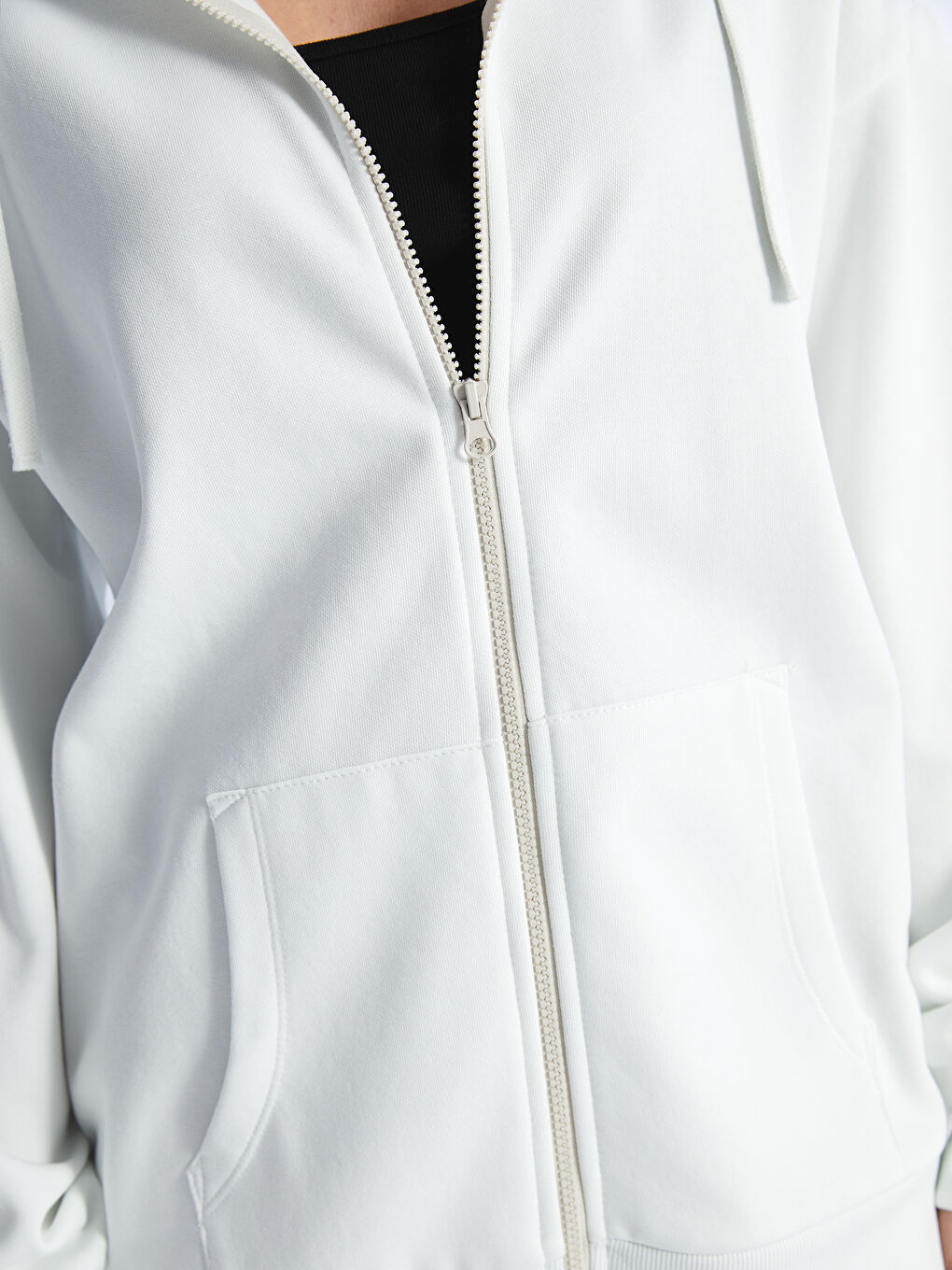 XSIDE Hooded Oversize Women's Thick Zipper Sweatshirt -W3G905Z8-FE8