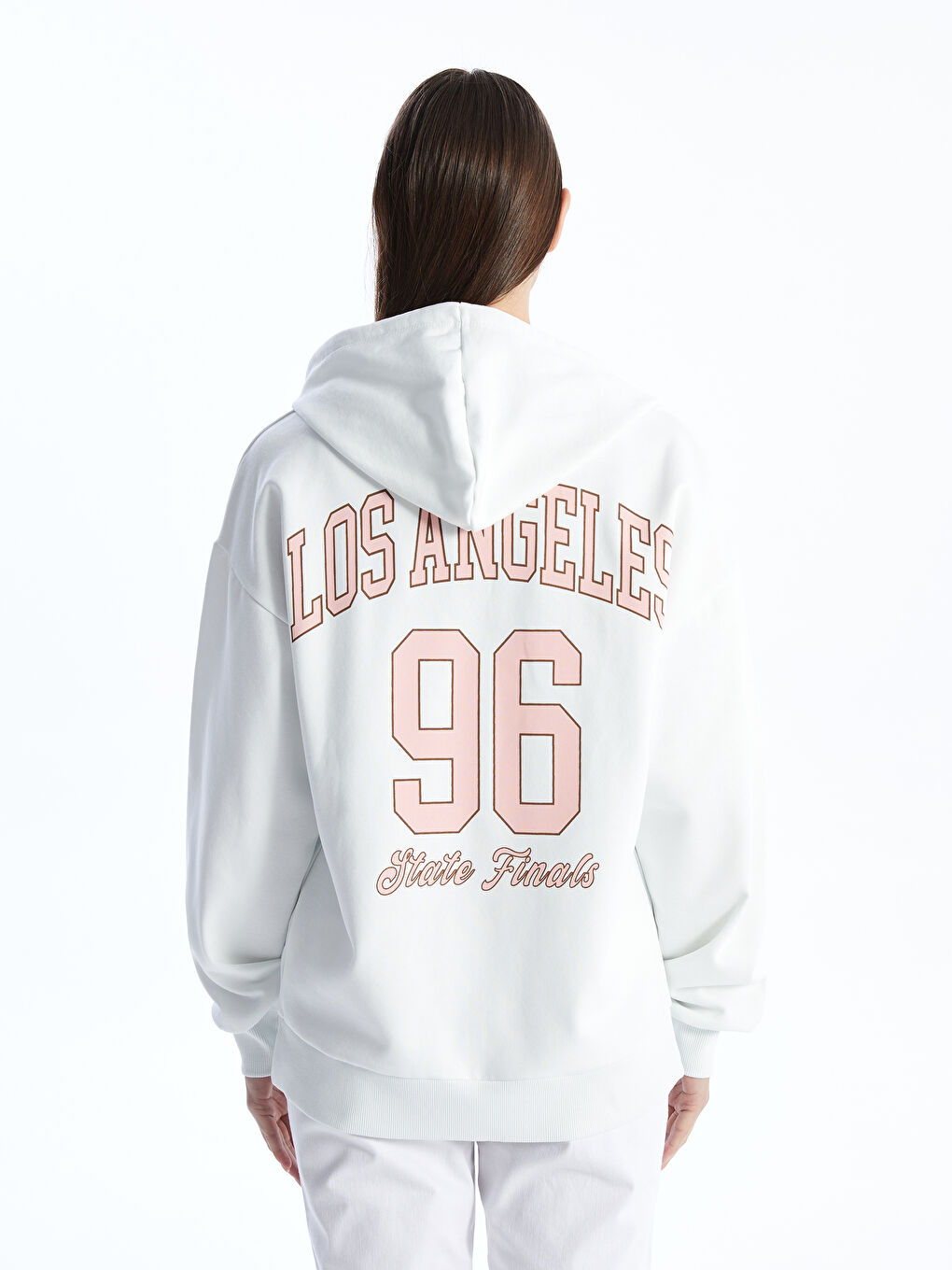 XSIDE Hooded Oversize Women's Thick Zipper Sweatshirt -W3G905Z8-FE8