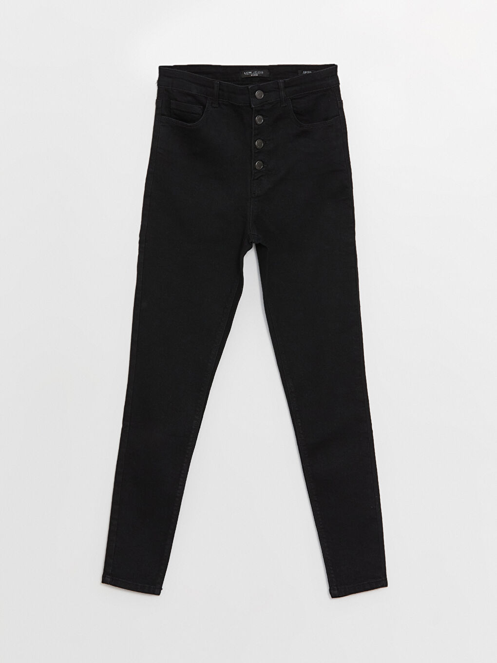 Siyah Jüpiter Süper Skinny Fit Kadın Jean Pantolon-5