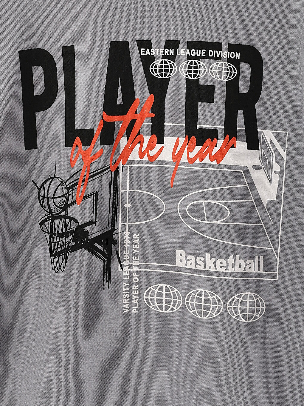 Crew Neck Printed Long Sleeve Boys' T-Shirt-2