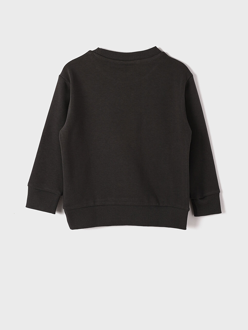 Crew Neck Printed Long Sleeve Boys' Sweatshirt-3