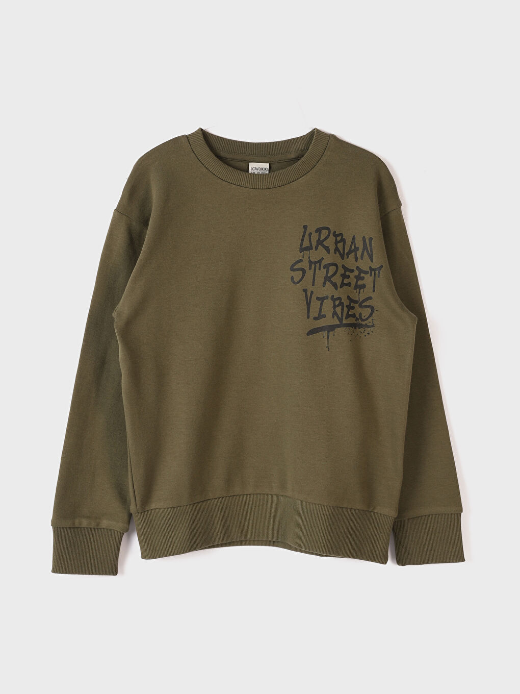 Crew Neck Printed Boys' T-Shirt