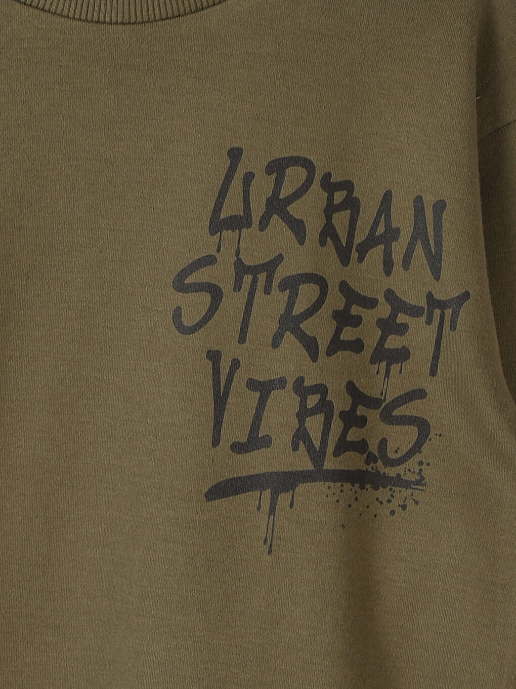 Crew Neck Printed Boys' T-Shirt-2