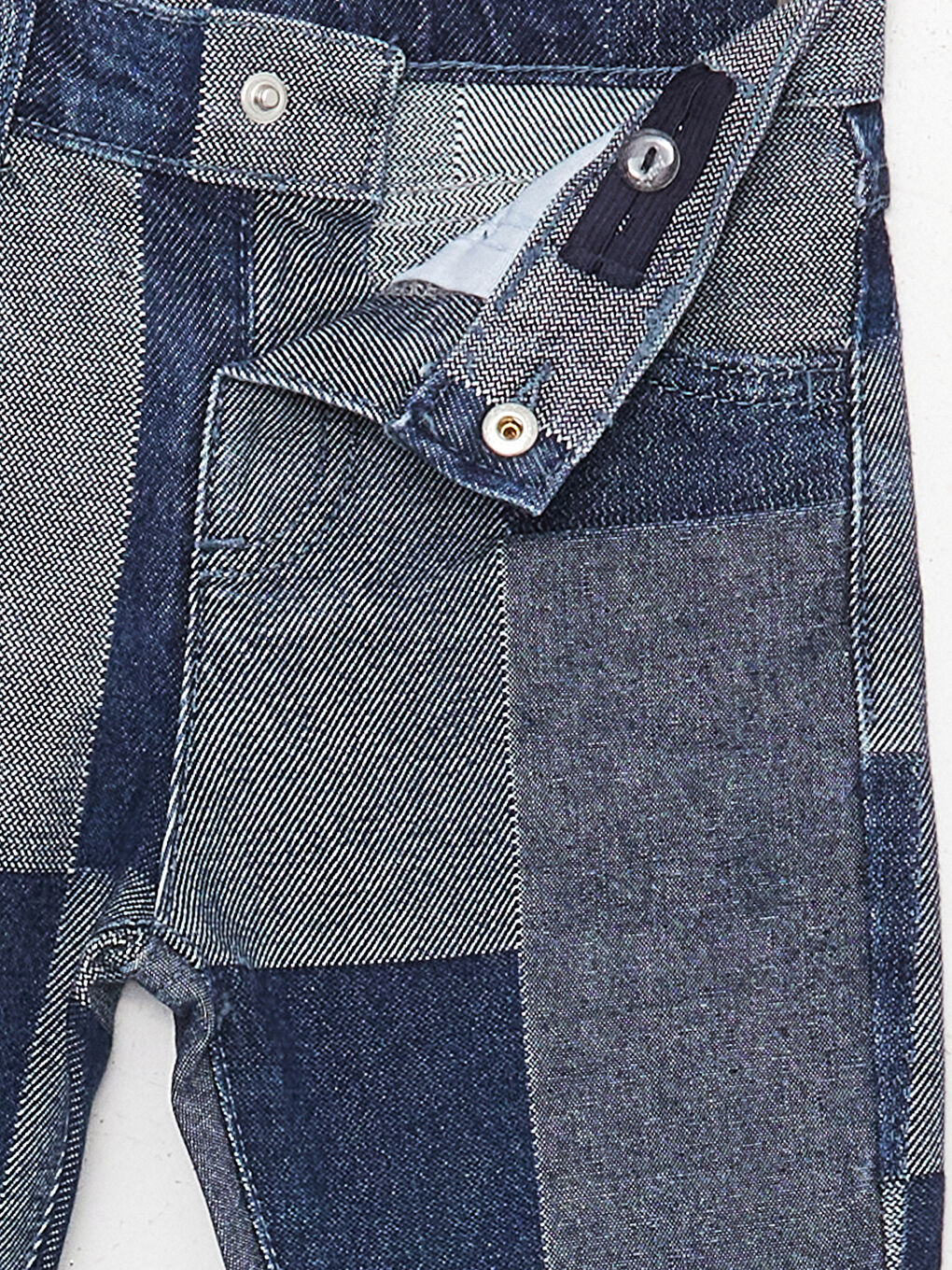 LCW ECO Açık Mavi Rodeo Beli Lastikli Basic Erkek Bebek Jean Pantolon - 1