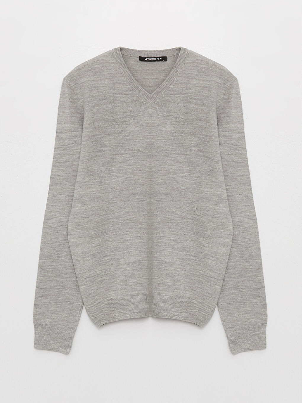 V Neck Long Sleeve Men's Knitwear Sweater-5