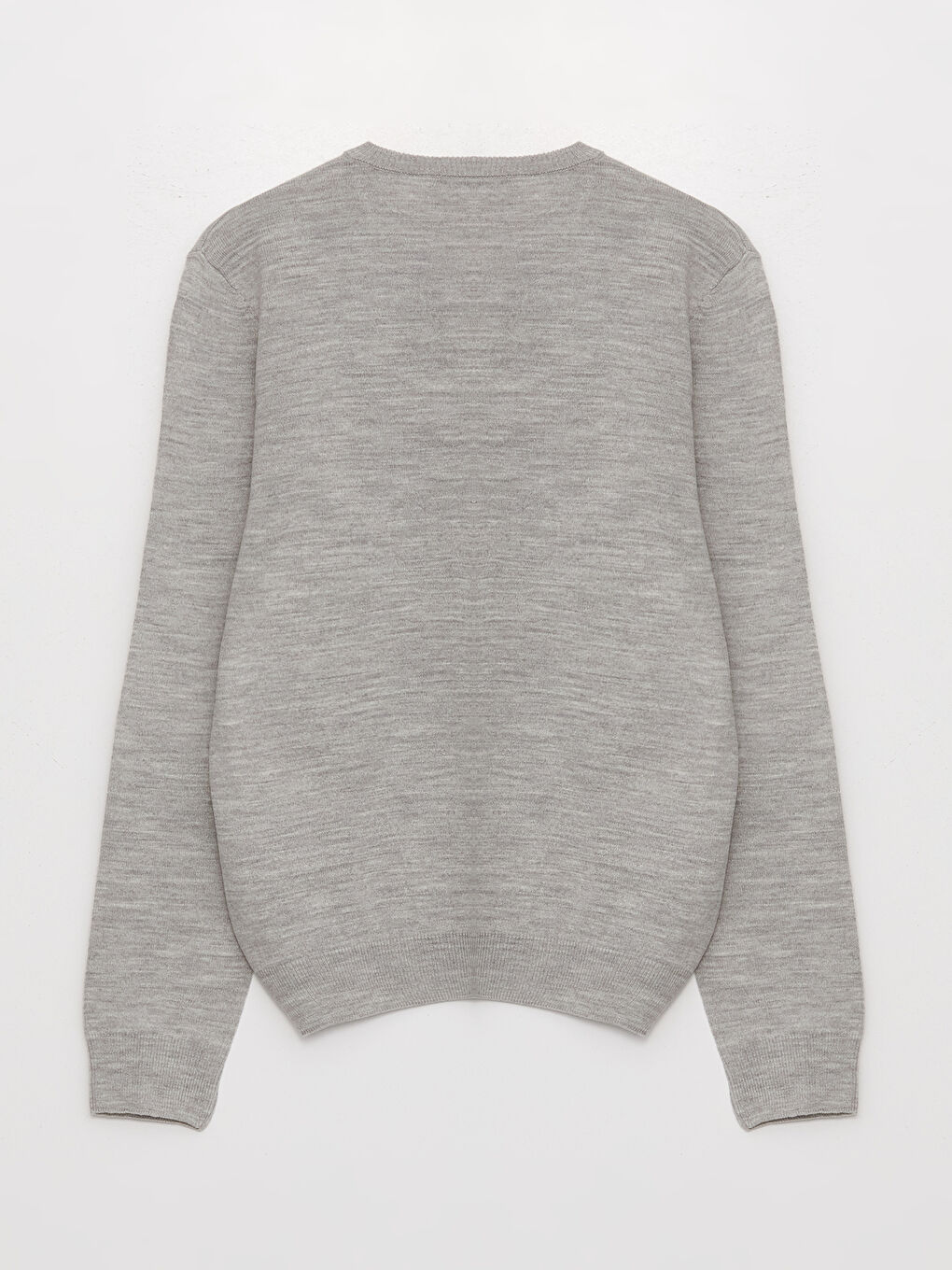 V Neck Long Sleeve Men's Knitwear Sweater-6