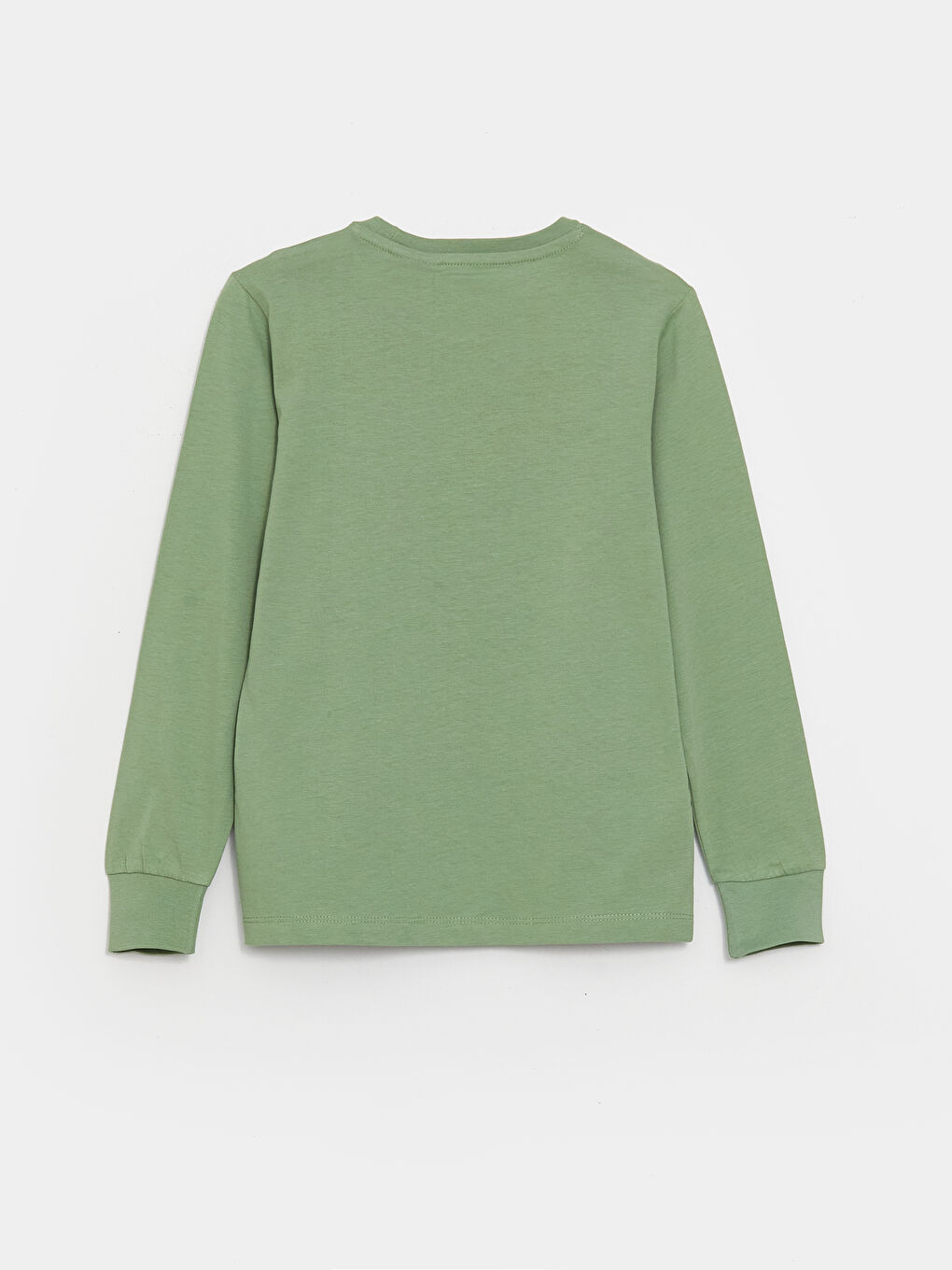 Yeşil Bisiklet Yaka Naruto Baskılı Uzun Kollu Erkek Çocuk Pijama Takımı-2