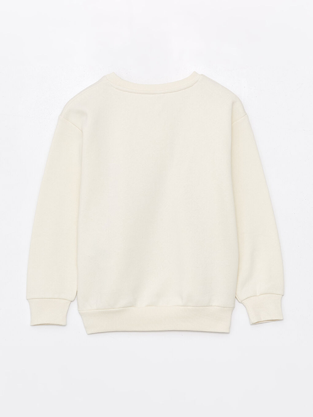 Crew Neck Printed Long Sleeve Boys' Sweatshirt-1