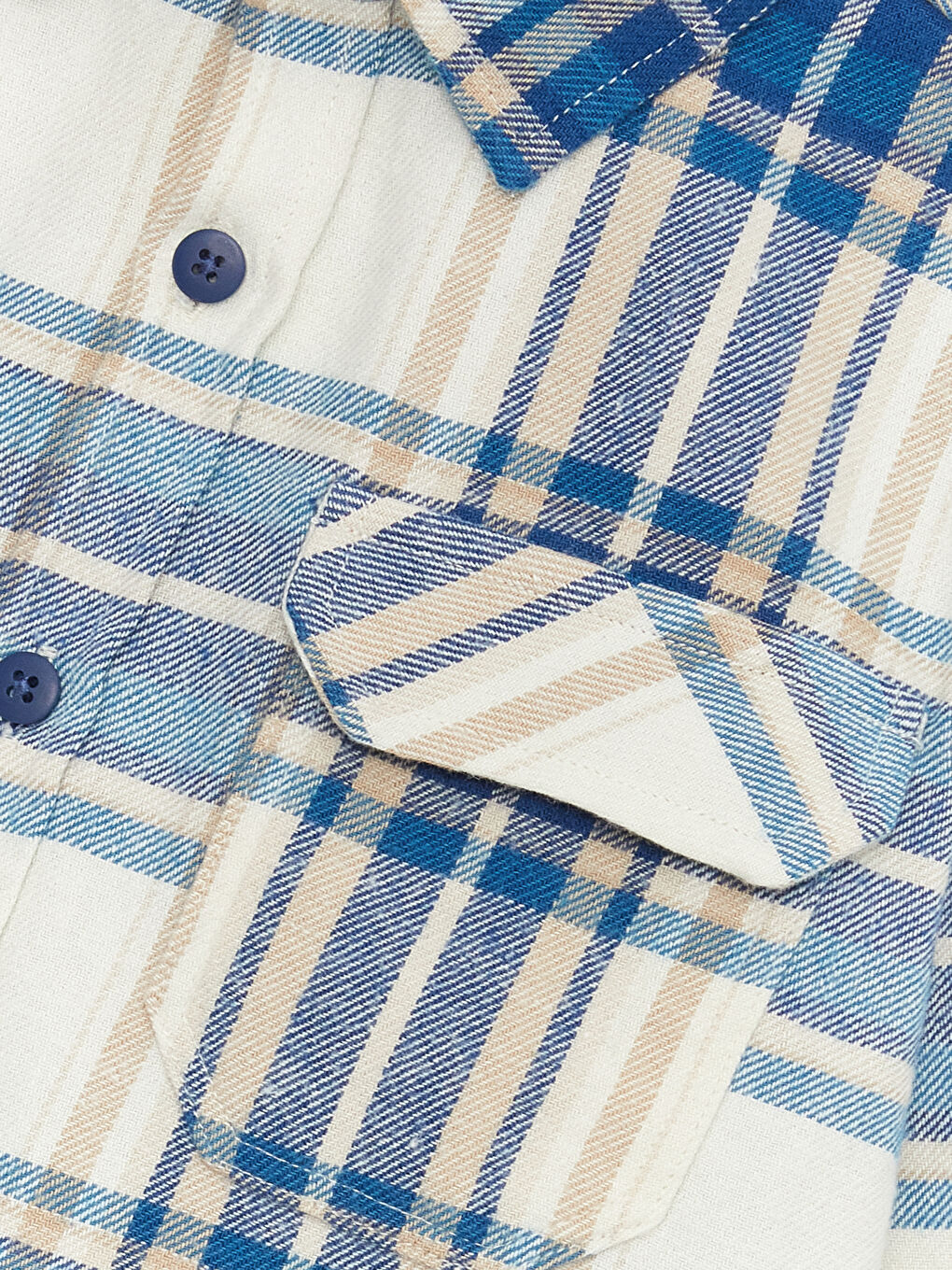 Plaid Long Sleeve Boys' Shirt-1