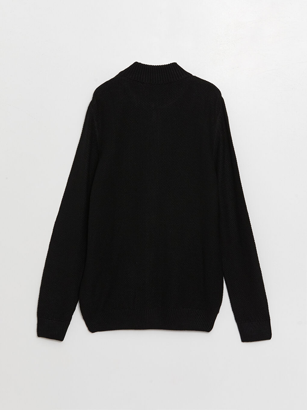 Cardigan Tricotat Pentru Bărbați Cu Guler Tip Pâlnie Croială Regular-6