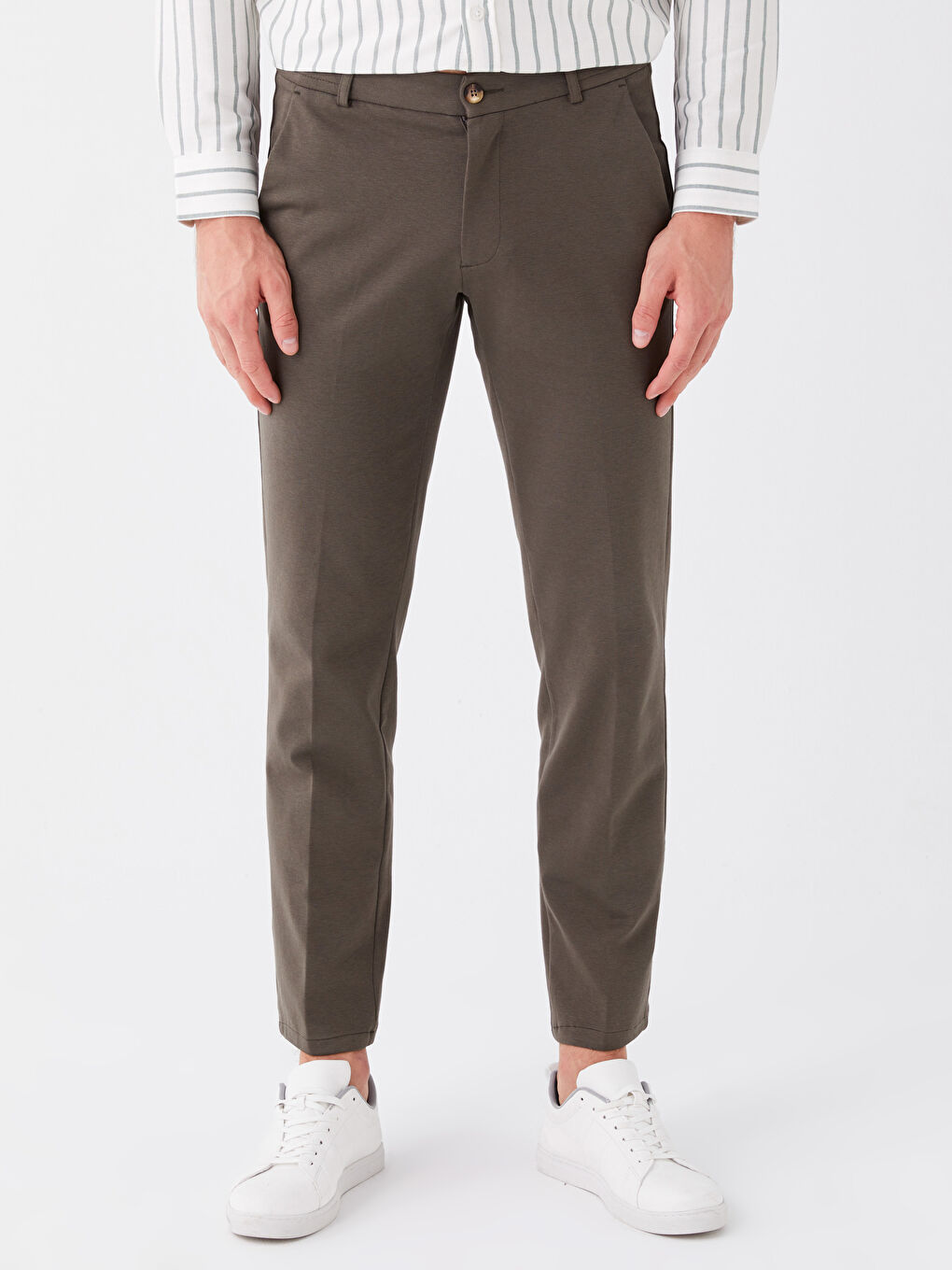 LCWAIKIKI Classic Haki Standart Kalıp Erkek Chino Pantolon - 2