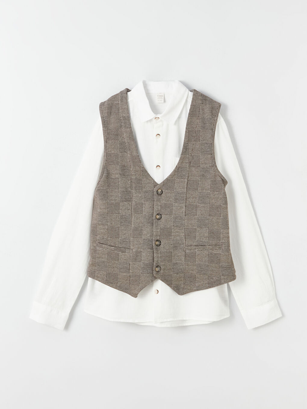 Ekru Erkek Çocuk 3'lü Takım-3