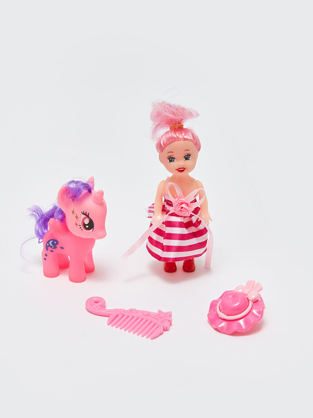 Aksesuarlı Oyuncak Bebek Seti-3