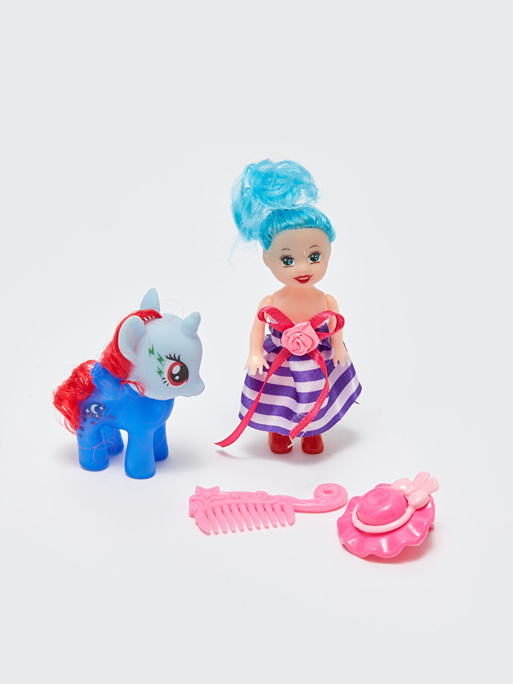 Aksesuarlı Oyuncak Bebek Seti-5