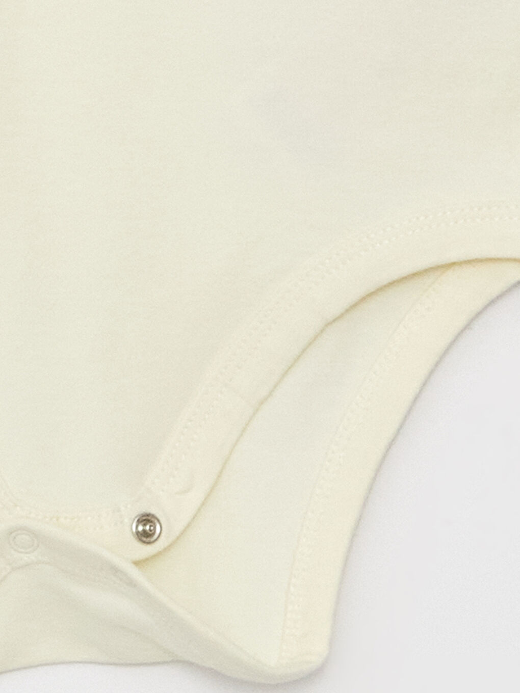 Sarı Bisiklet Yaka Uzun Kollu Baskılı Kız Bebek Çıtçıtlı Body-2