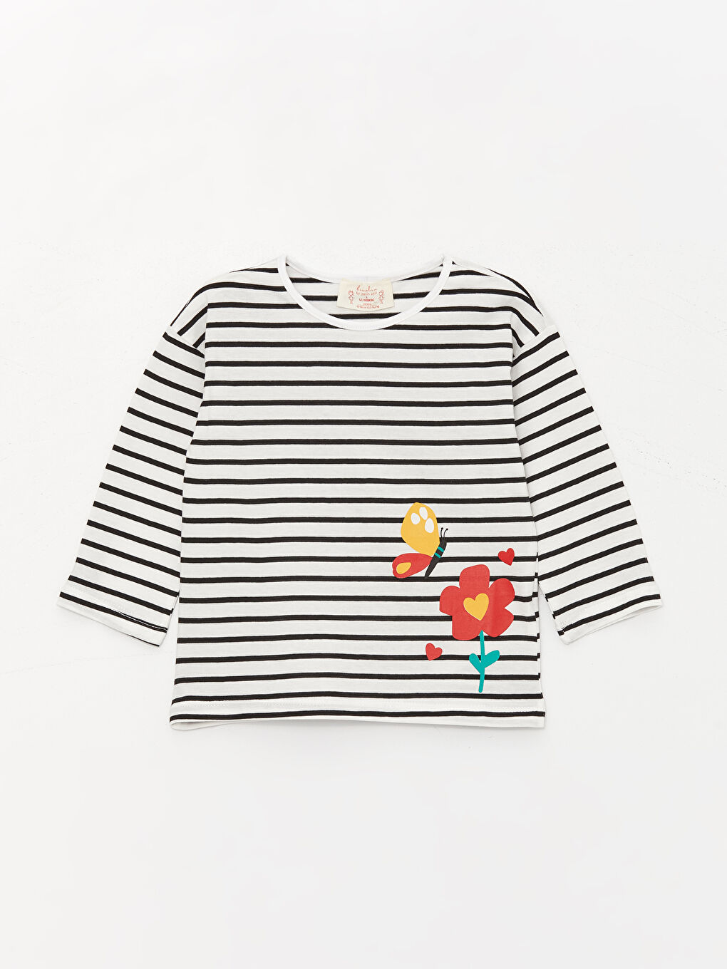 Crew Neck Printed Baby Girl T-Shirt and Leggings 2-Pack Set-3