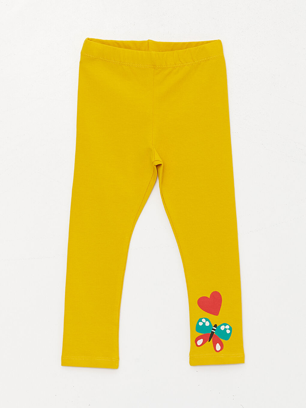 Crew Neck Printed Baby Girl T-Shirt and Leggings 2-Pack Set-5