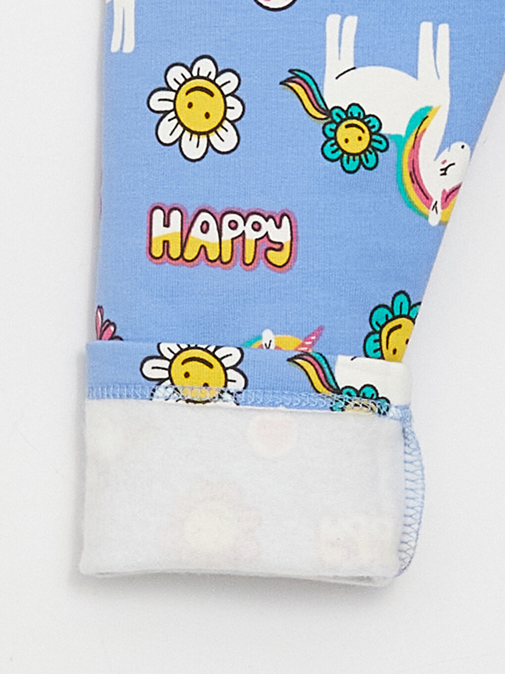 LCW baby Elasticated Waist Printed Baby Girls' Leggings 2 Pack -W3GD22Z1-LQQ