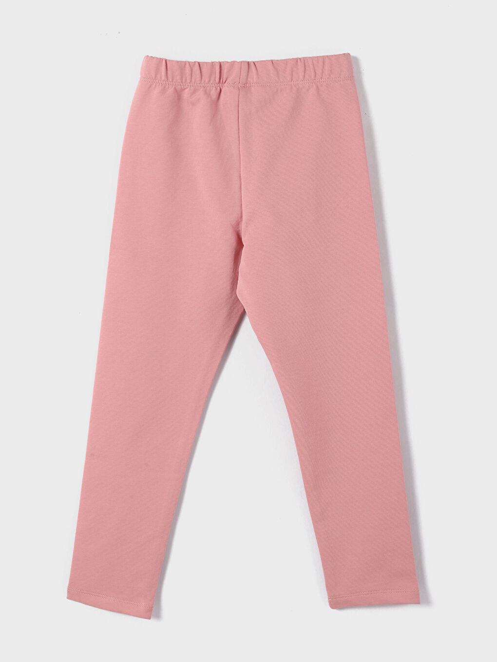 Elasticated Waist Basic Girls' Leggings-1