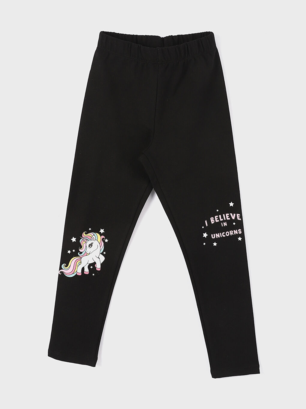 ليجن مطبوع بخصر مرن للبنات