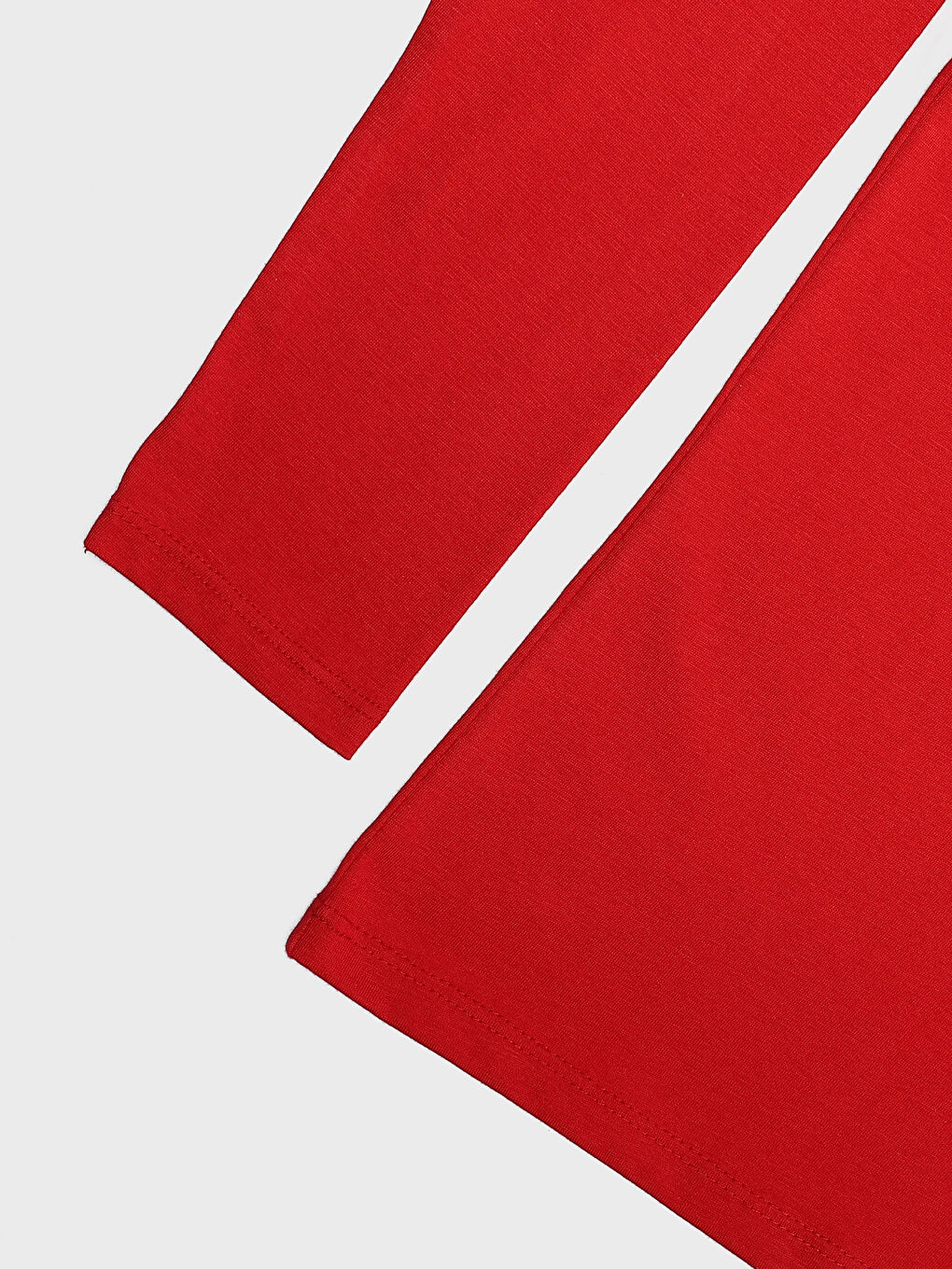 تيشيرت كم طويل مطبوع بياقة دائرية للبنات-2