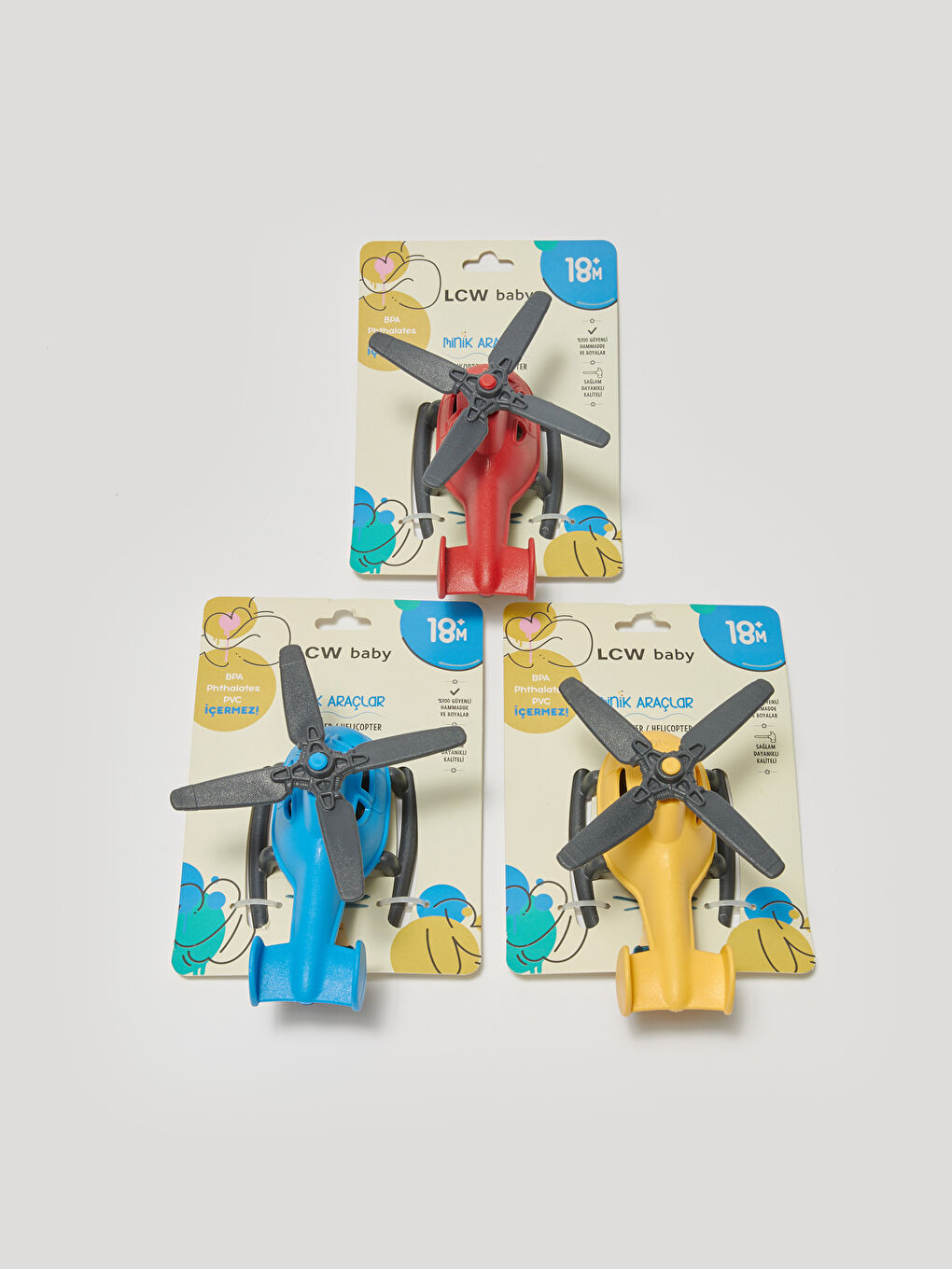 Renkli Oyuncak Helikopter